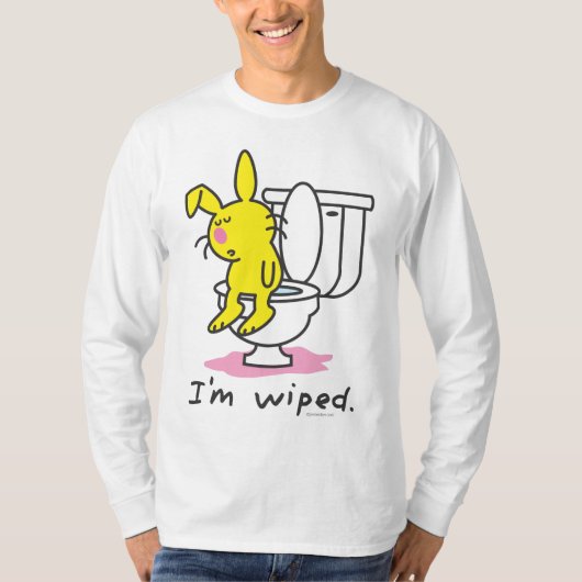 私は拭かれます Tシャツ (正面)