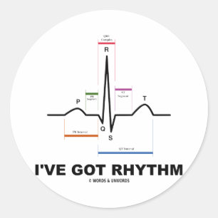 私は持っていますリズム(ECG - EKGの心拍)を ラウンドシール