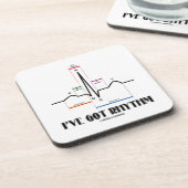 私は持っていますリズム(EKG/ECGの心拍)を コースター (左側)
