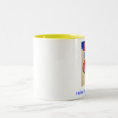 私は持っています私のステープラーのマグを信じます ツートーンマグカップ (中央)