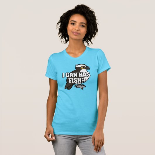 私は持っています魚をできますか。 Tシャツ (正面フル)