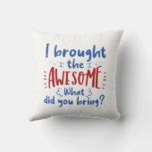 私は持って来素晴らした クッション (裏面)