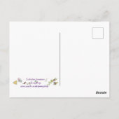 私は指示離れの議論の引用文ピンク ポストカード (裏面)