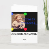 私は挨拶状をくまなく接吻したいと思います カード (裏面)