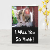 私は挨拶状を恋しく思います カード (黄色い花)