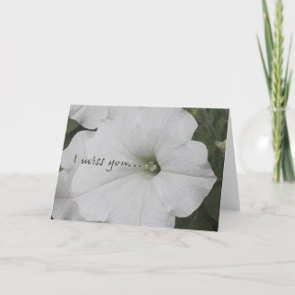 私は挨拶状を恋しく思います カード