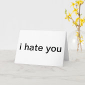 私は挨拶状憎みます カード (黄色い花)