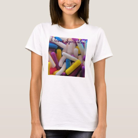私は振りかけます愛します! Tシャツ (正面)