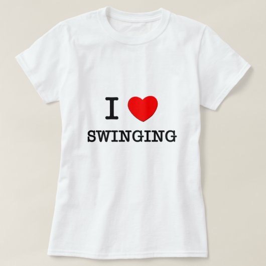 私は振れることを愛します Tシャツ (デザイン正面)