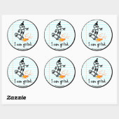 私は挽くことができる。 ラウンドシール (シート)