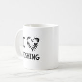 私は採取することを愛します コーヒーマグカップ (正面左)