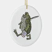 私は採取することを愛します! セラミックオーナメント (右)