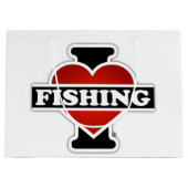 私は採取することを愛します ラージペーパーバッグ (正面)