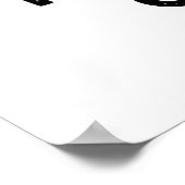 私は接着パおもしろいン感じ ポスター (角)