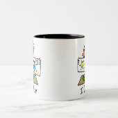 私は描く ツートーンマグカップ (中央)