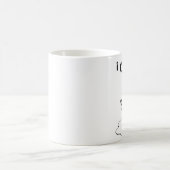私は揚がったらできませんでした コーヒーマグカップ (中央)