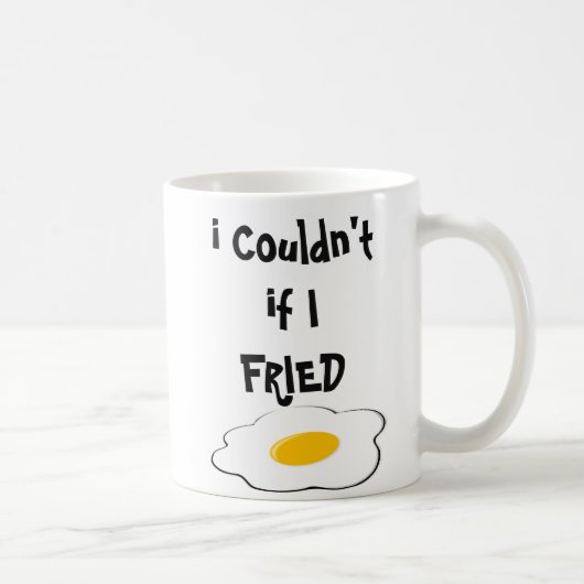私は揚がったらできませんでした コーヒーマグカップ (右)