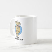 私は擦り切れたロープおもしろいの塊だ コーヒーマグカップ (正面左)