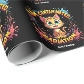 私は放射能猫のミーム日本ので汚染されている ラッピングペーパー (ロールコーナー)