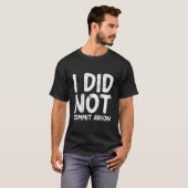 私は放火していません Tシャツ (正面フル)