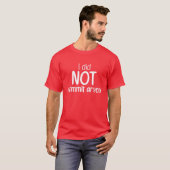 私は放火しなかった Tシャツ (正面フル)