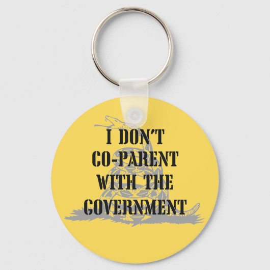 私は政府と協力しない – Gasden 1 キーホルダー (正面)