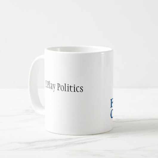 私は政治のファンタジー議会のマグを遊びます コーヒーマグカップ (正面左)