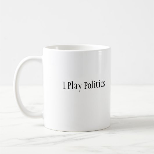 私は政治のファンタジー議会のマグを遊びます コーヒーマグカップ (左)