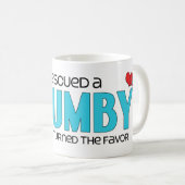 私は救助しましたBrumby (雄の馬)を コーヒーマグカップ (正面右)