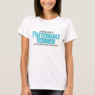 私は救助しましたPatterdaleテリア(オス犬)を Tシャツ