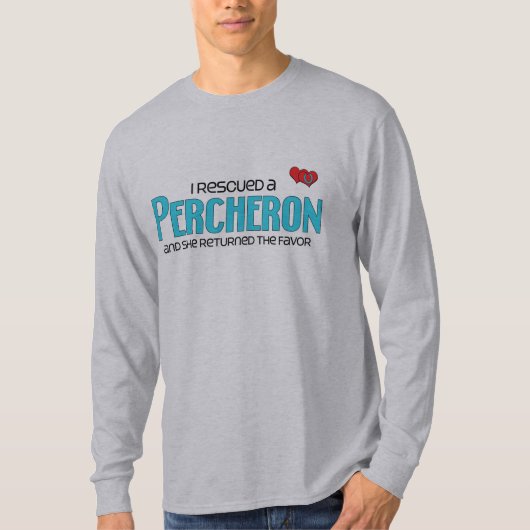 私は救助しましたPercheron (雌馬)を Tシャツ (正面)