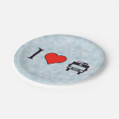 私は救急車を愛します ペーパープレート (アングル)