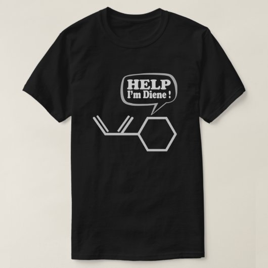 私は救済ジエおもしろいン Tシャツ (デザイン正面)