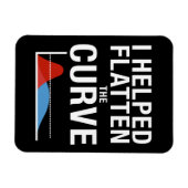 私は救済社会の距離の曲線を平坦化する マグネット (横)