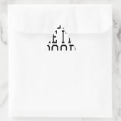 私は救済貧乏だ 三角形シール (バッグ)