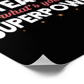 私は教えあなたの超能力プリスクール先生 ポスター (角)