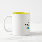 私は教えますすばらしい子供(PP)を ツートーンマグカップ (左)