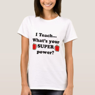 私は教えます Tシャツ