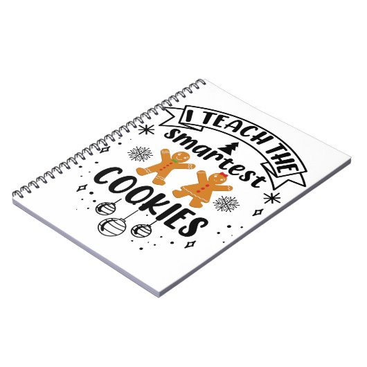 私は教えクッキーの先生のクリスマス ノートブック (左側)