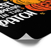 私は教えクールパンプキンパッチハロウィーン衣装Fa ポスター (角)