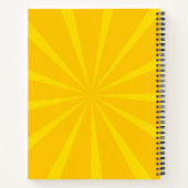 私は教えスーパーパワースーパーヒーロー先生とは ノートブック (裏面)