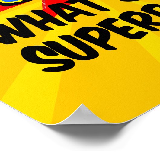 私は教えスーパーパワースーパーヒーロー先生とは ポスター (角)