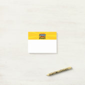 私は教えスーパーパワースーパーヒーロー先生とは ポストイット (デスク上)