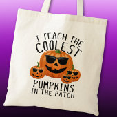 私は教えパプキンスのパッチ トートバッグ