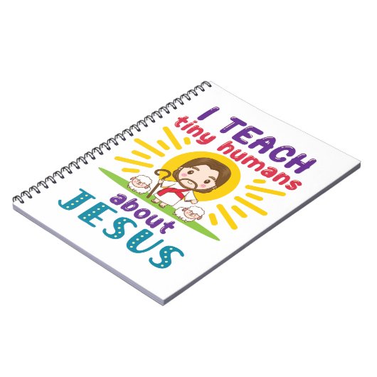 私は教え小さな人間がイエス日曜学校について ノートブック (左側)