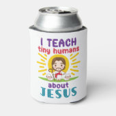 私は教え小さな人間がイエス日曜学校について 缶クーラー (缶裏面)