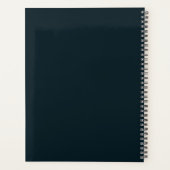 私は教え小さな人間がダンスパーソナライズされた先生 プランナー手帳 (裏面)