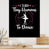 私は教え小さな人間が踊る ポスター (キッチン)