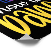 私は教え小さな人間のダンスの先生段 ポスター (角)