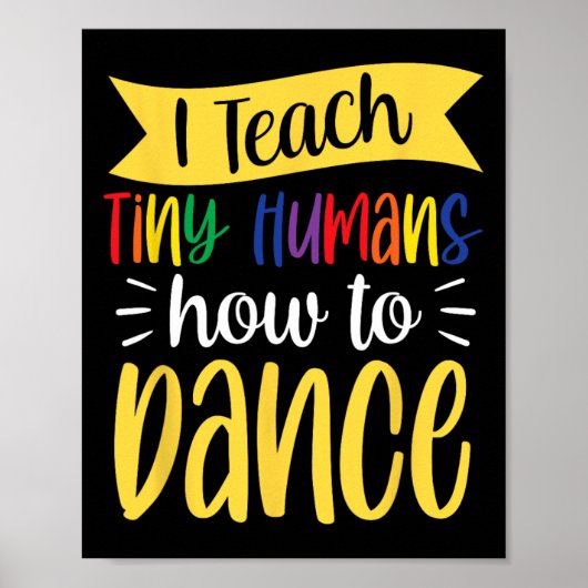 私は教え小さな人間のダンスの先生段 ポスター (正面)